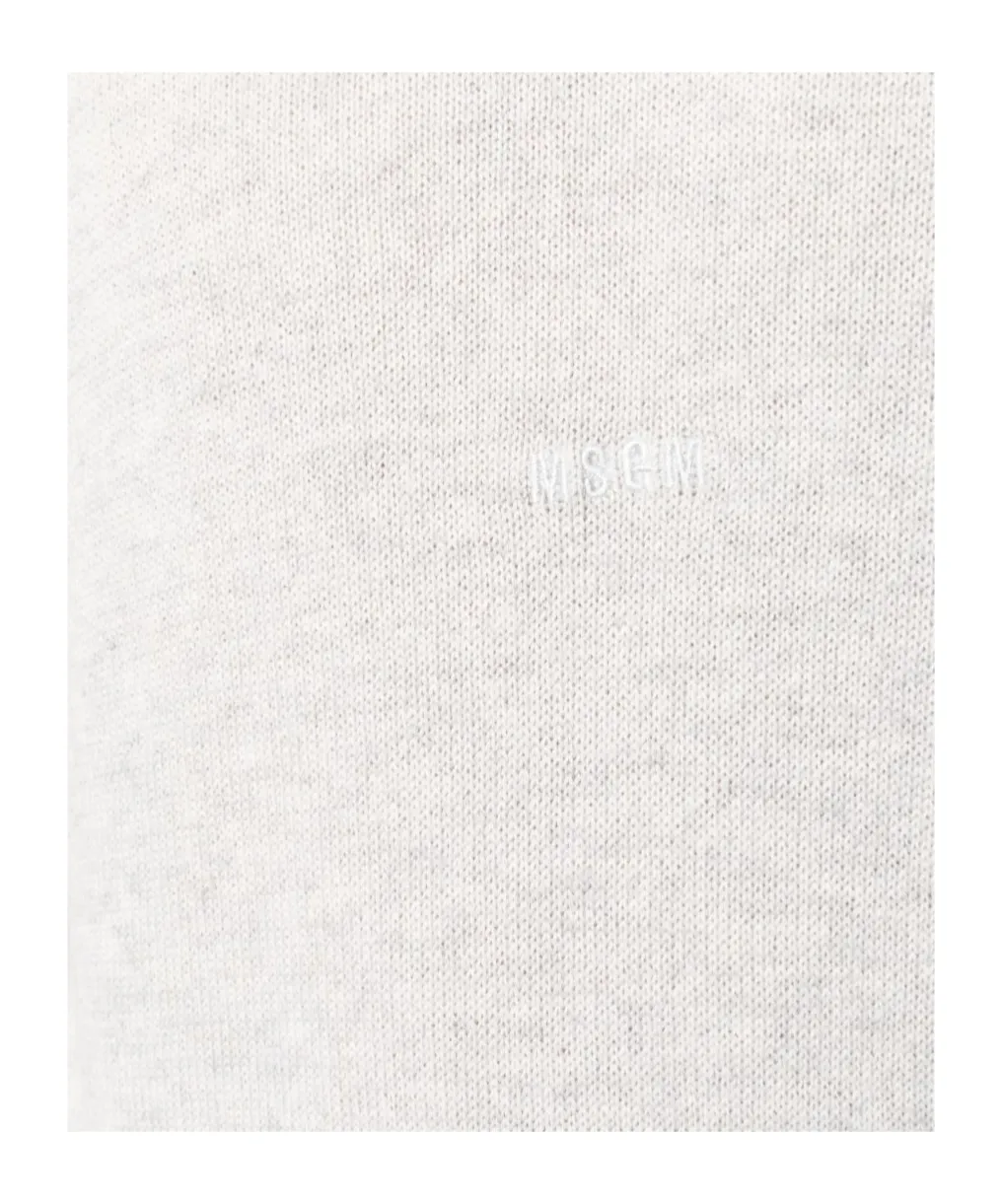 Logo Embroidered Knitted Jumper