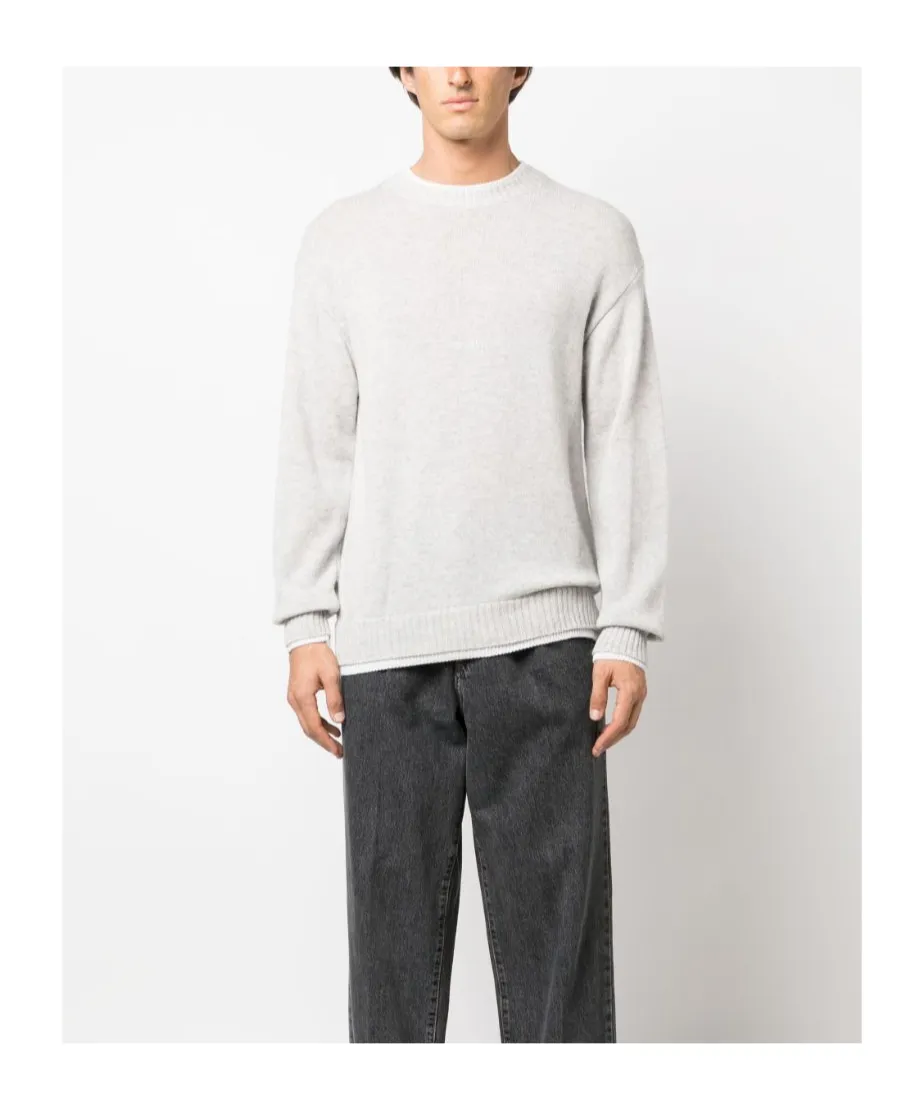 Logo Embroidered Knitted Jumper