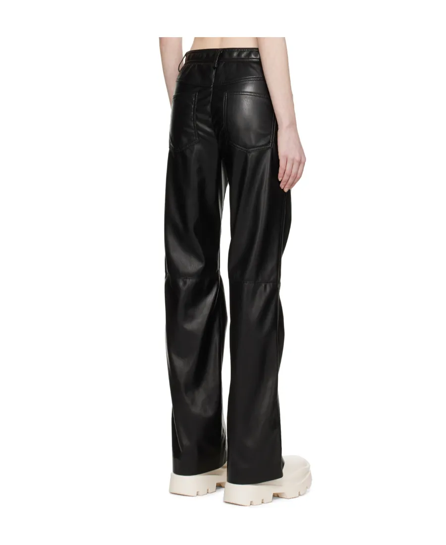 High-Waisted Flared Trousers