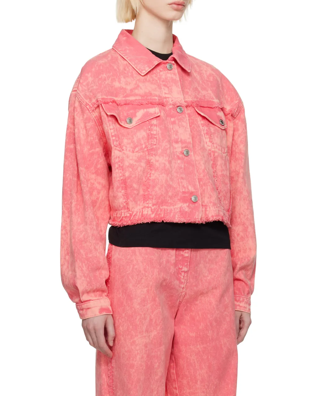 Spliced Denim Jacket