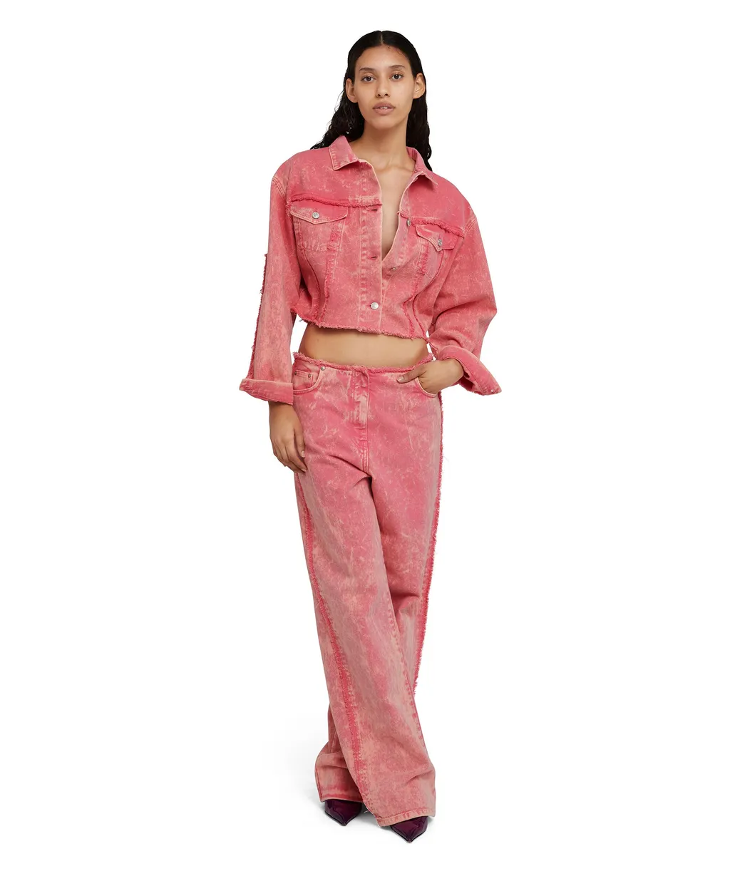Spliced Denim Jacket