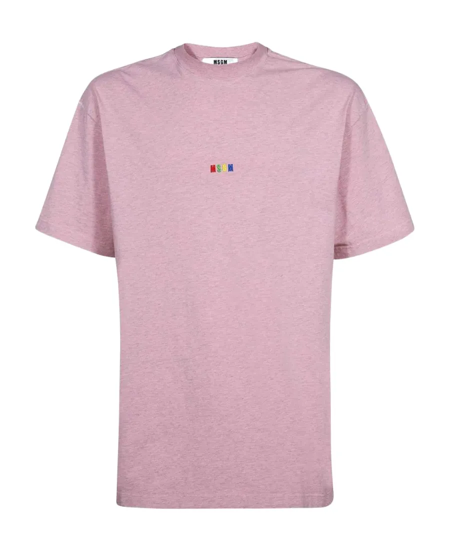 Logo Embroidered Crewneck T-Shirt