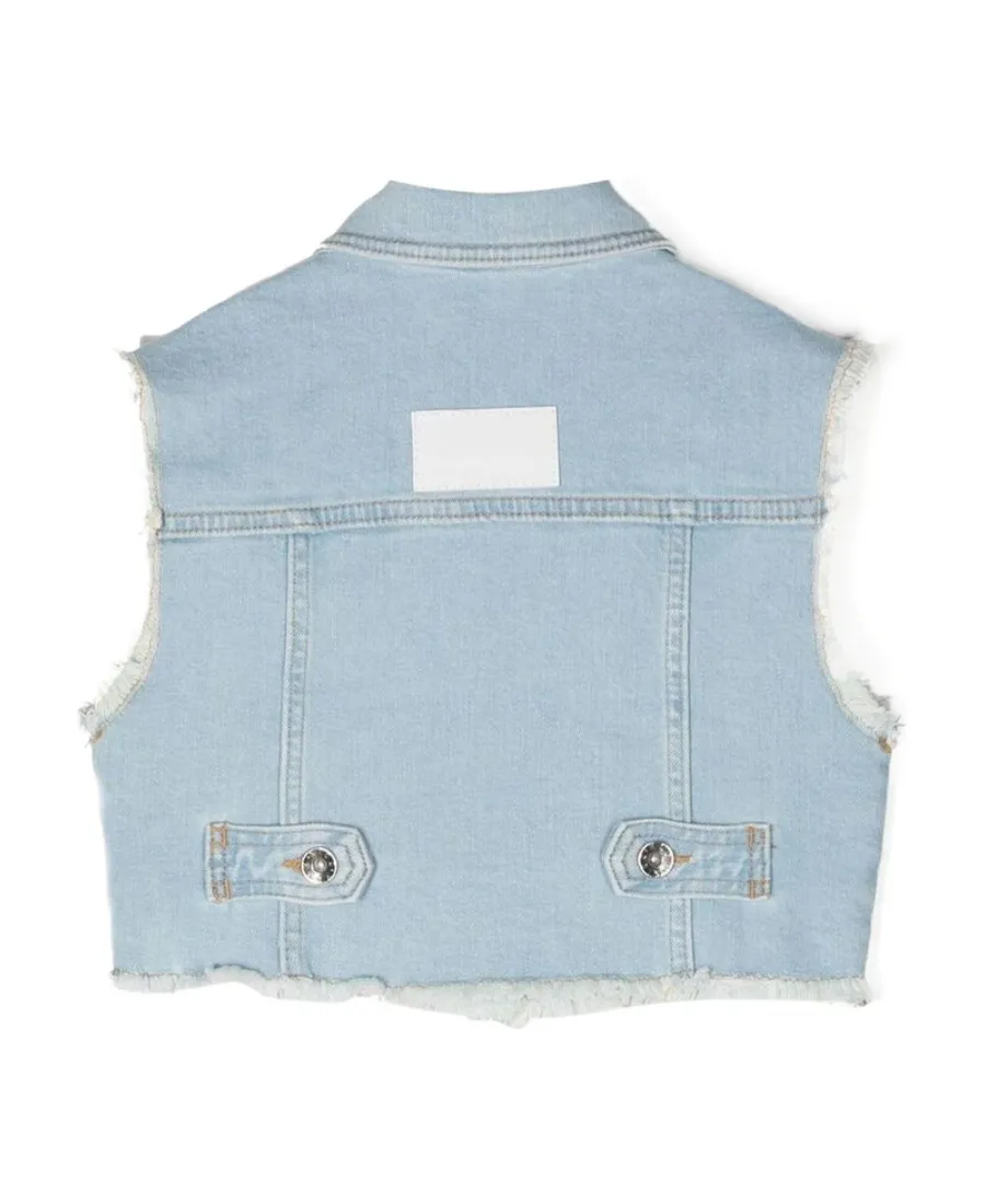Logo Sleeveless Coat