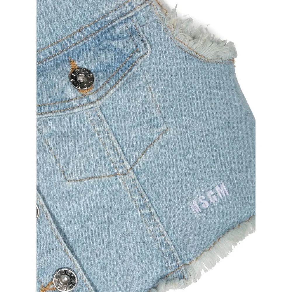 Logo Sleeveless Coat