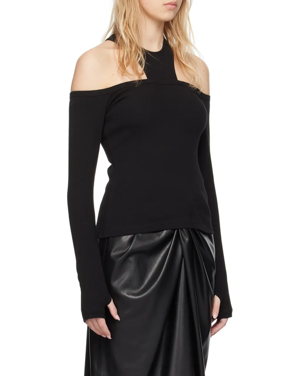 Strapless Ribbed Top