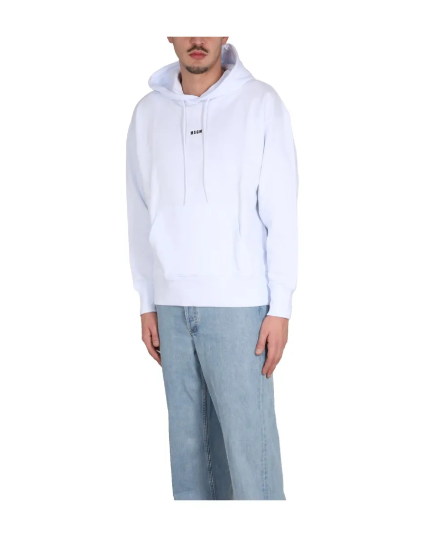 Logo Printed Drawstring Hoodie