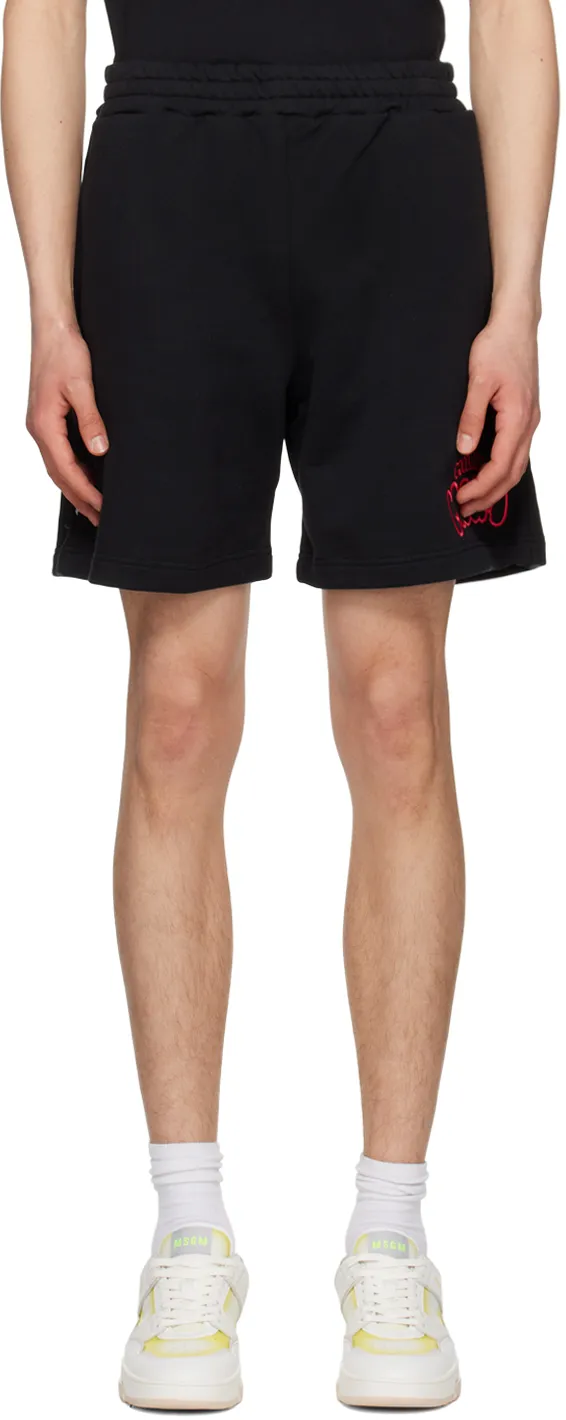 Logo Embroidered Track Shorts