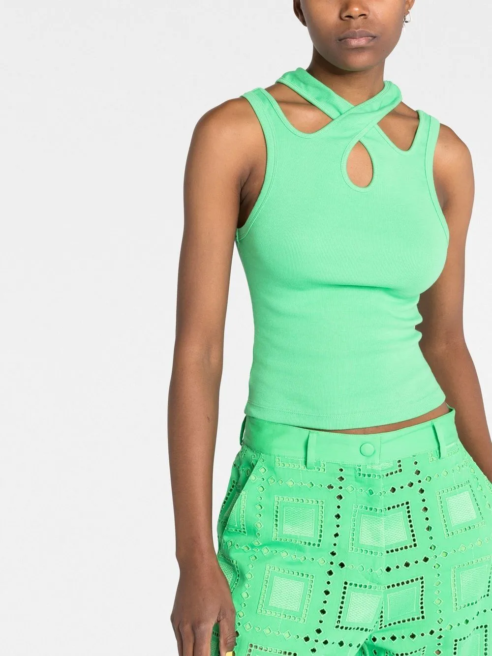 Cut-Out Tank Top