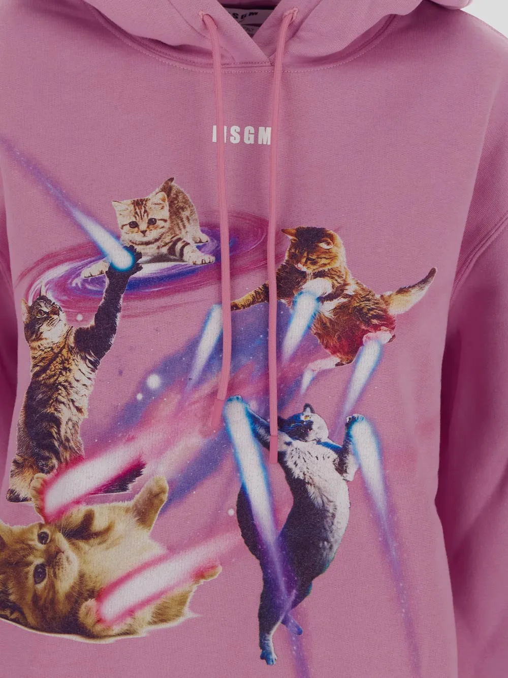 Graphic-Print Long-Sleeve Hoodie