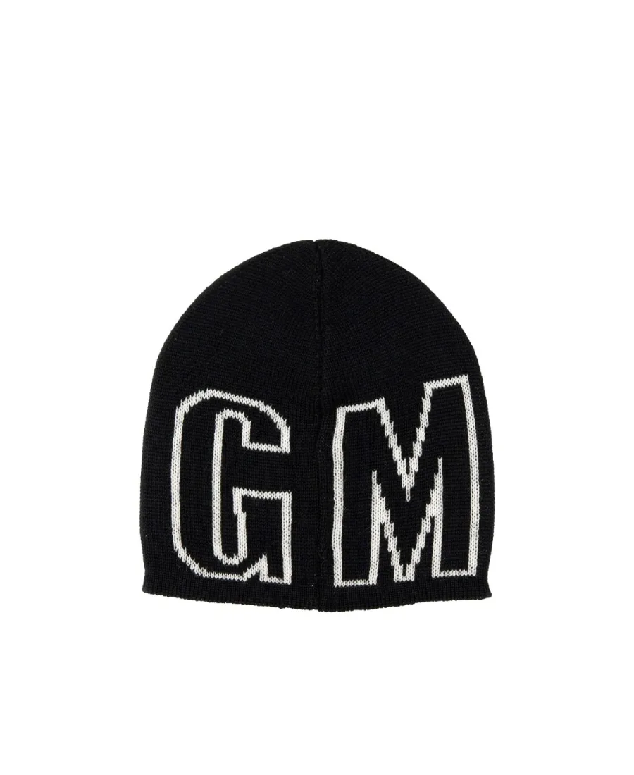 Logo Intarsia Knit Beanie