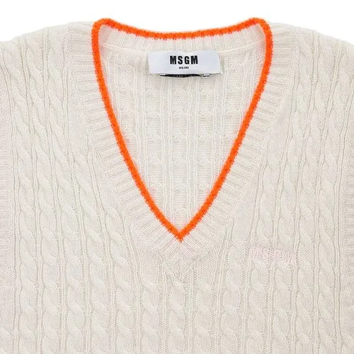 V-Neck Knit Vest