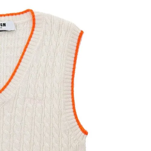 V-Neck Knit Vest