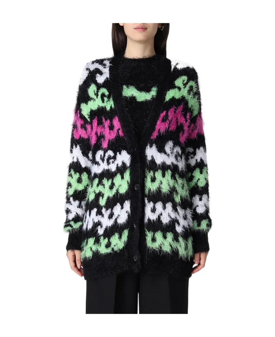 All-Over Logo Cardigan