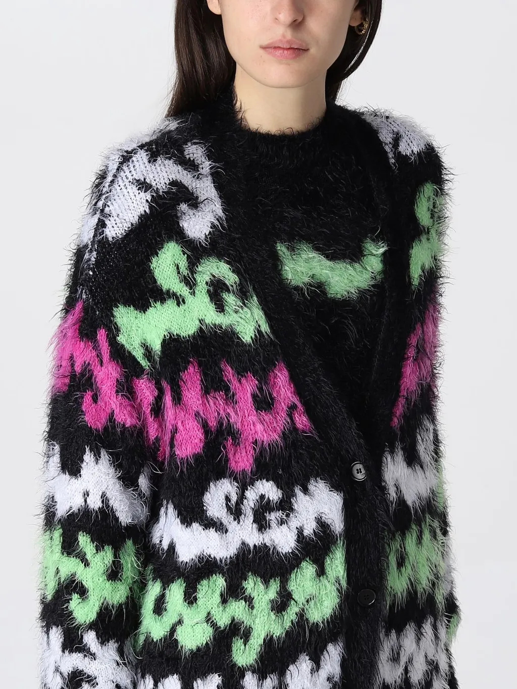 All-Over Logo Cardigan