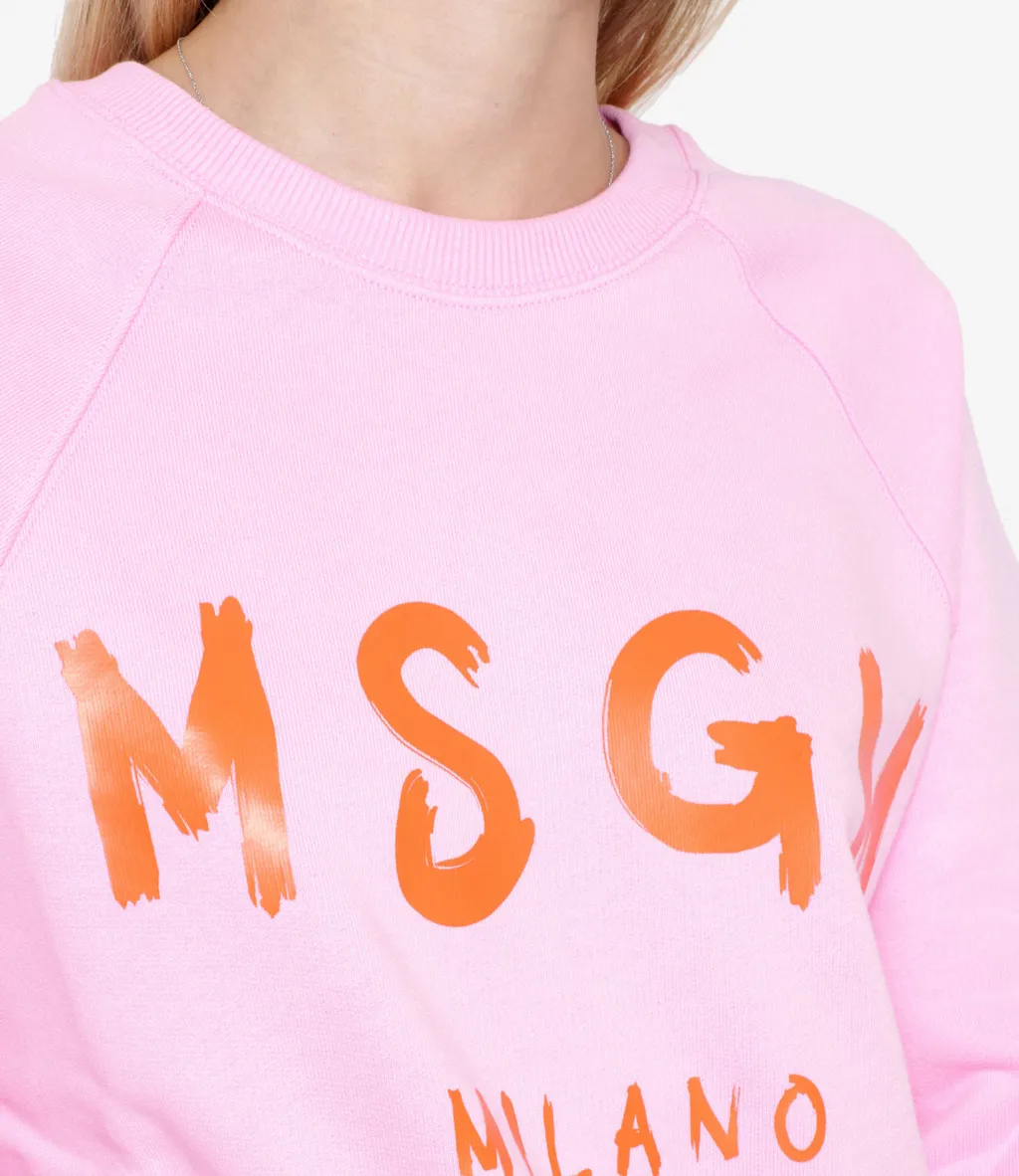 Logo-Print Detail Sweatshirt