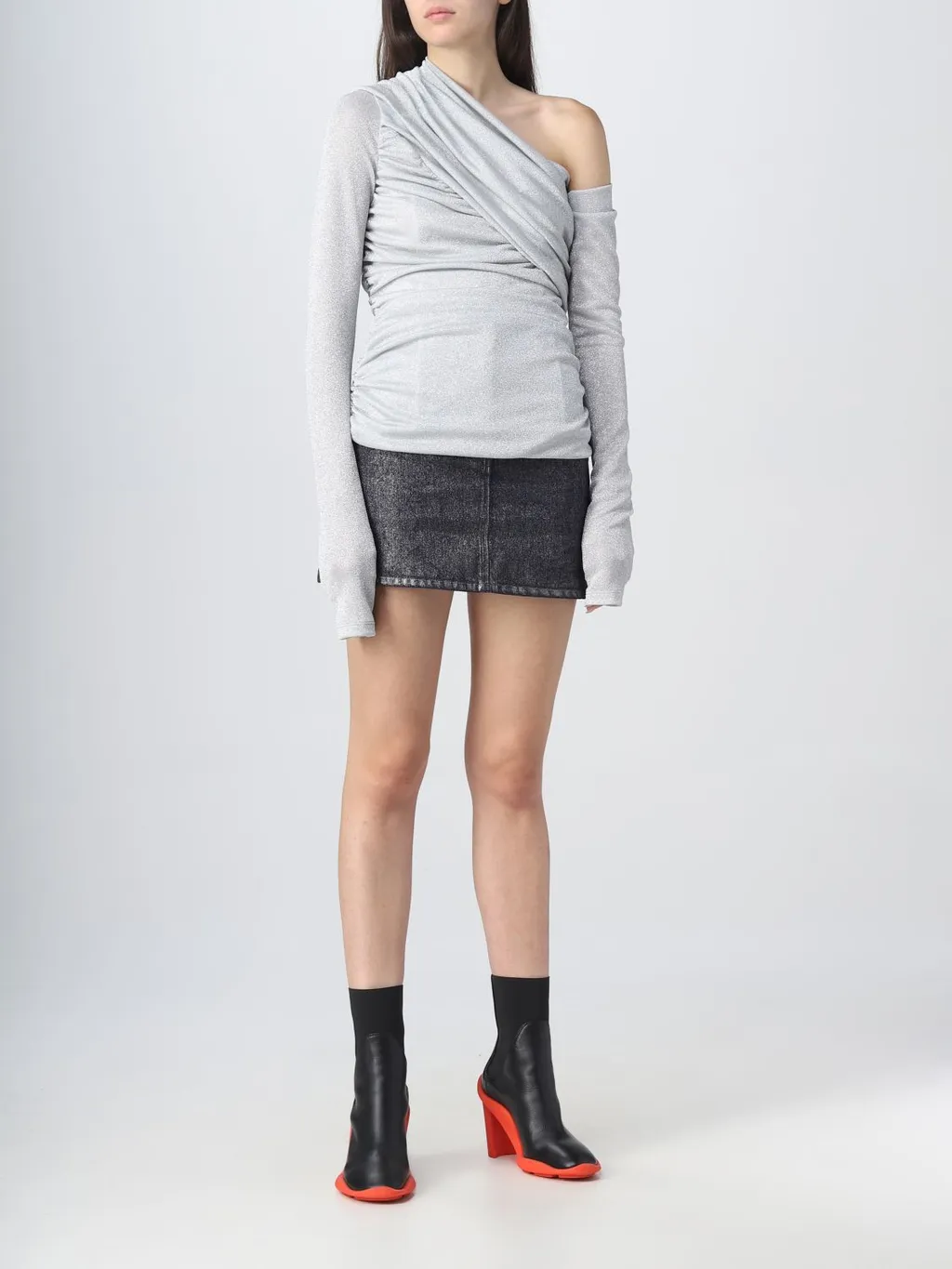 Draped Straight Hem Top