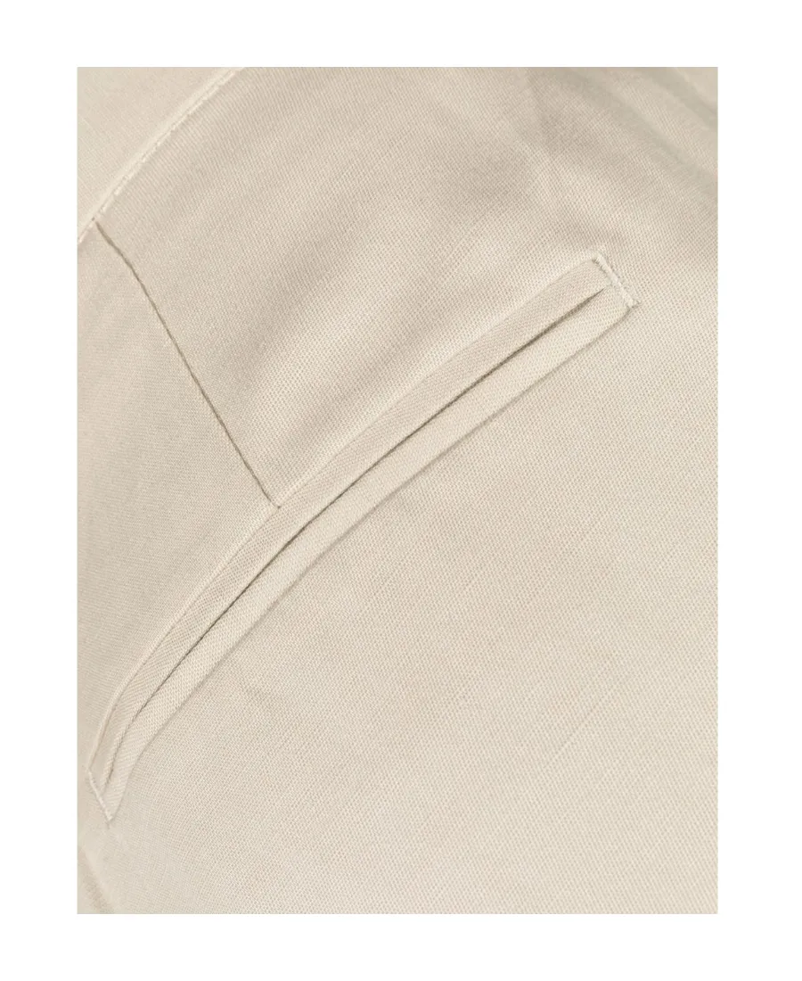 Cropped Straight-Leg Trousers