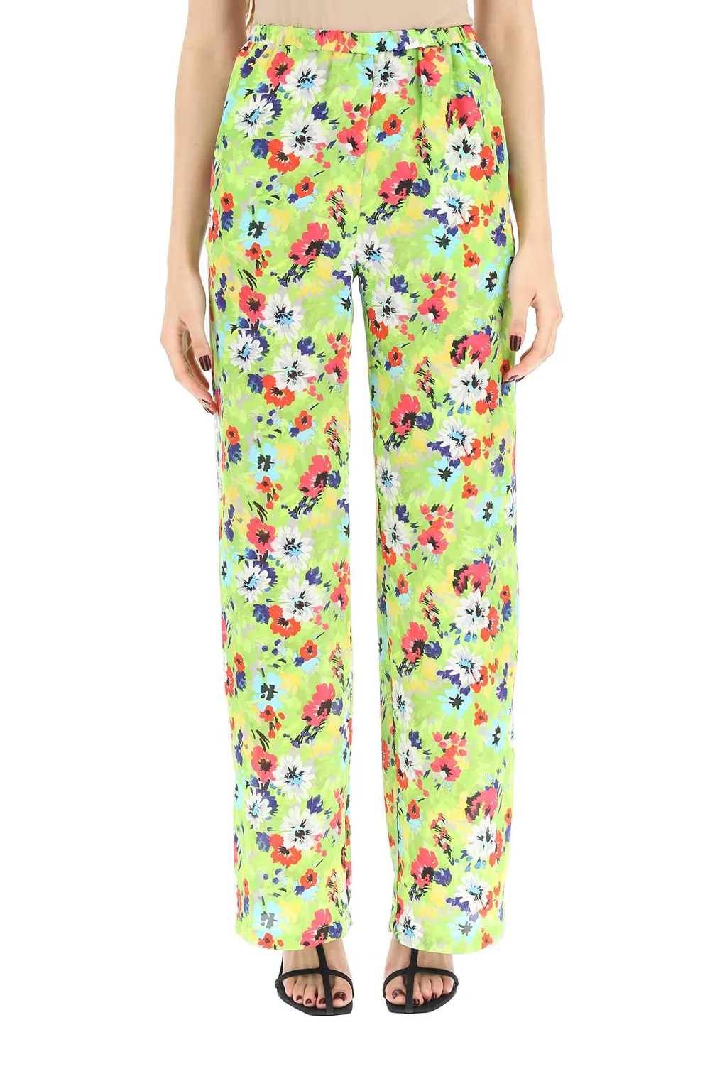 Floral Printed Wide Leg Pants