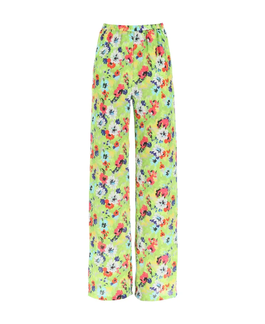 Floral Printed Wide Leg Pants
