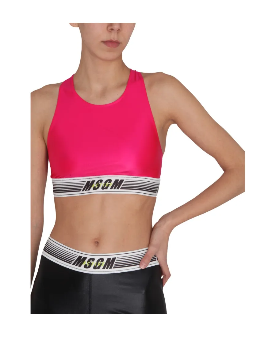 Logo Band Sport Top