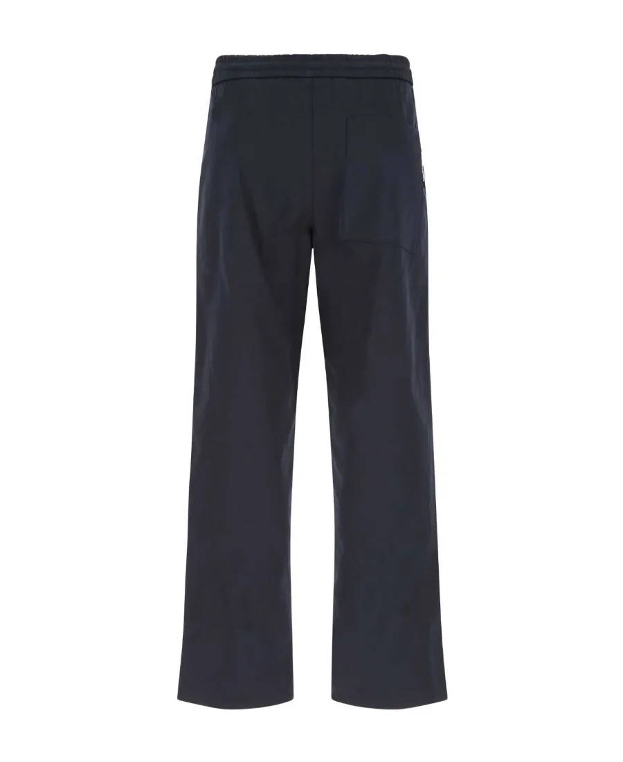 Straight-Leg Elasticated Trousers