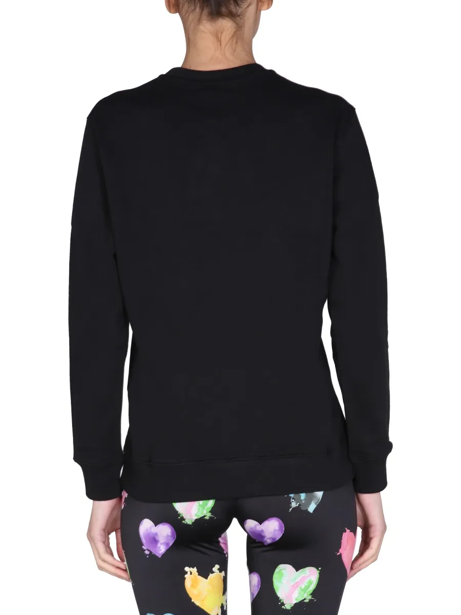 Logo-Print Crew Neck Sweatshirt