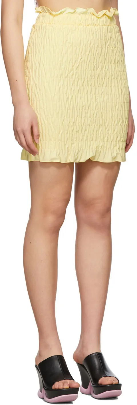 Logo Pleated Skirt