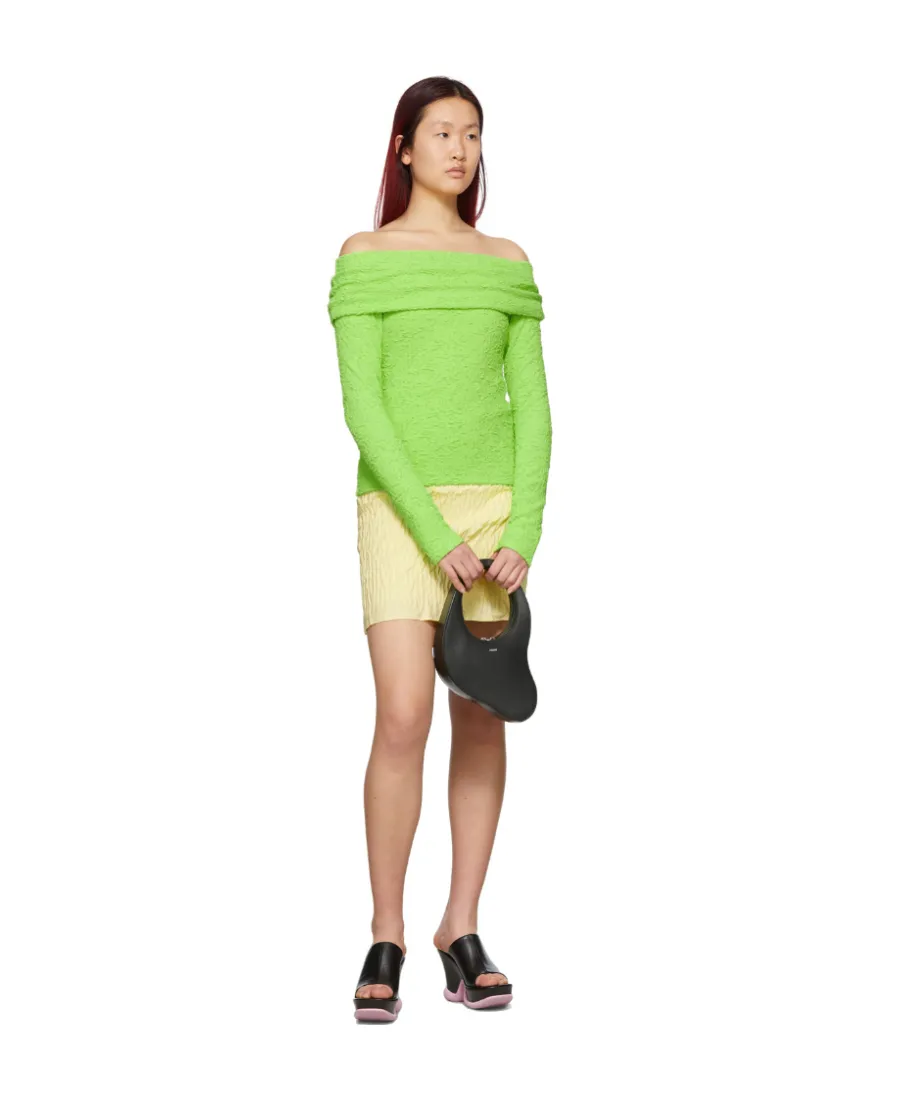 Logo Pleated Skirt