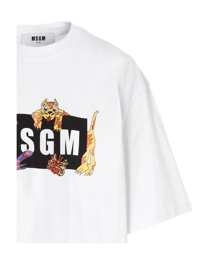 Logo Print Short Sleeve T-Shirt