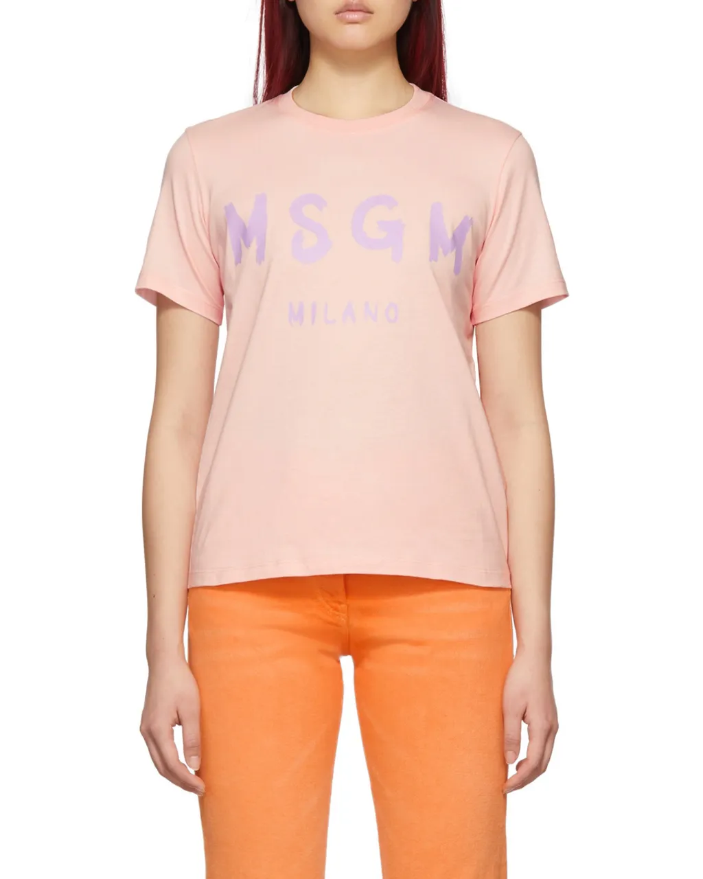 Brushstroke Logo-Print T-Shirt