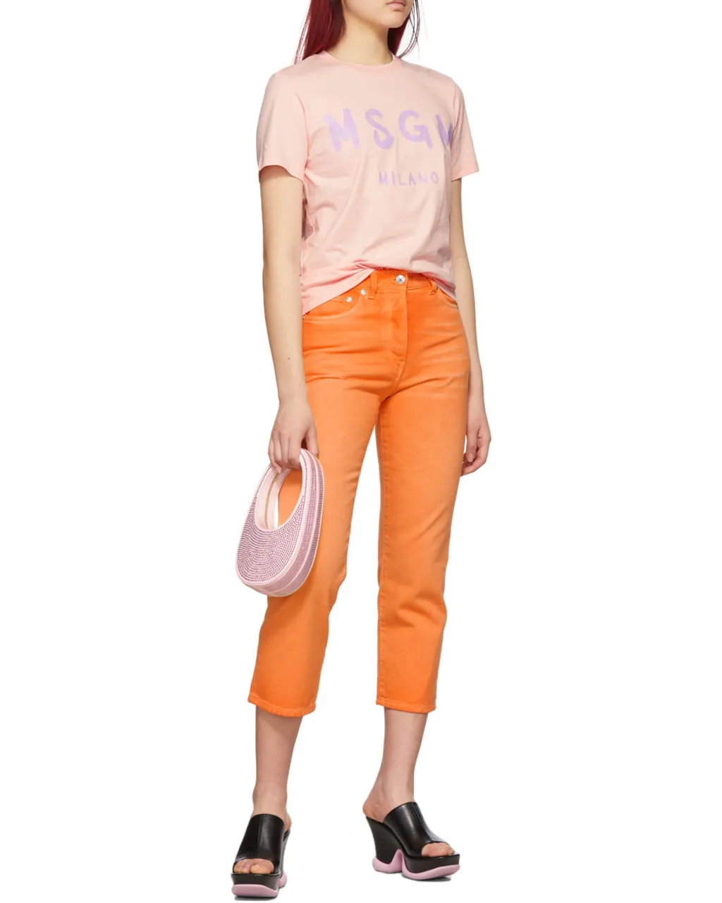 Brushstroke Logo-Print T-Shirt