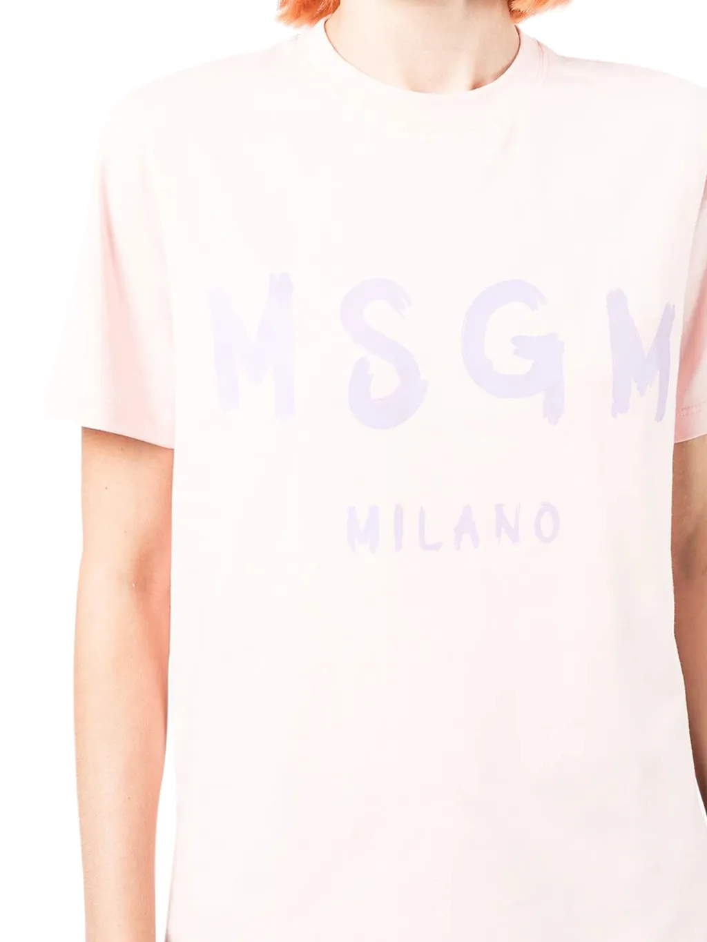 Brushstroke Logo-Print T-Shirt