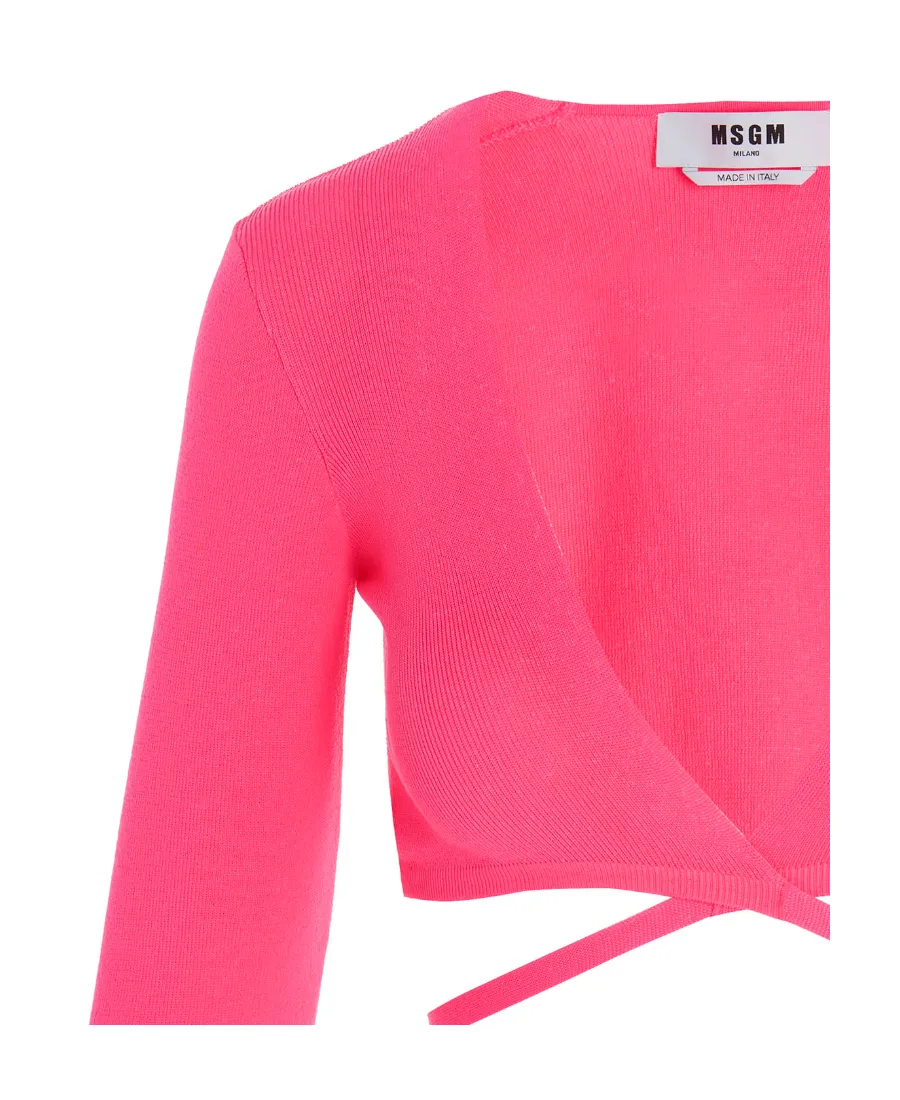 V-Neck Cropped Top