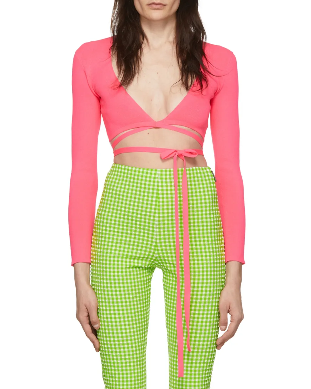 V-Neck Cropped Top