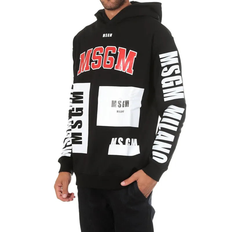Printed Hooded Hoodie