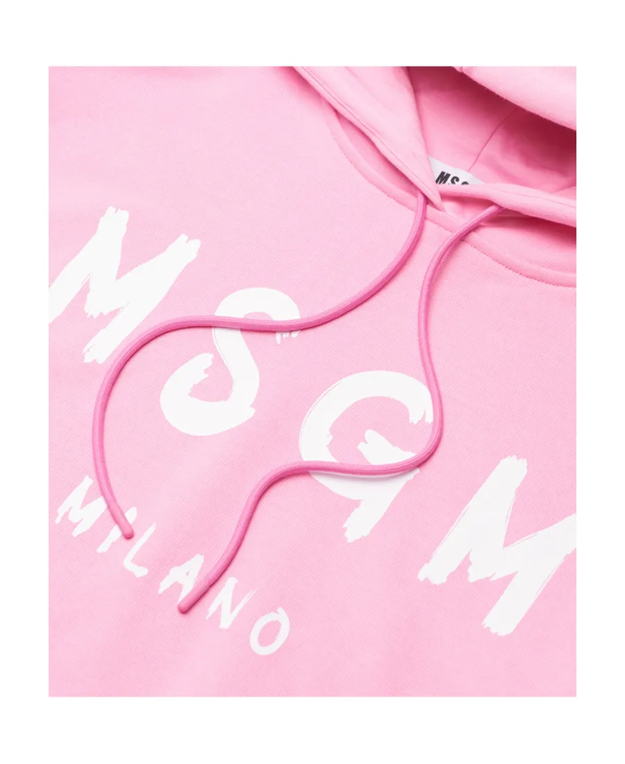 Logo Printed Drawstring Hoodie