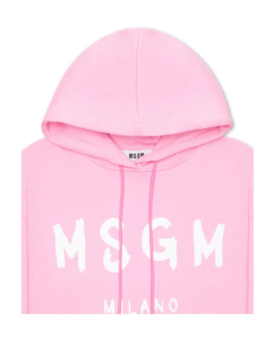 Logo Printed Drawstring Hoodie