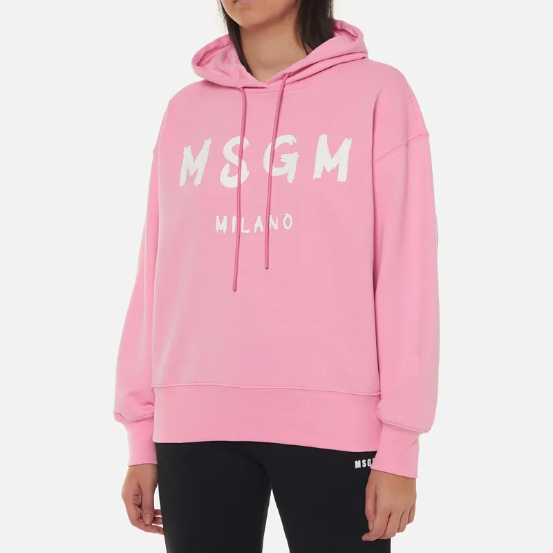 Logo Printed Drawstring Hoodie