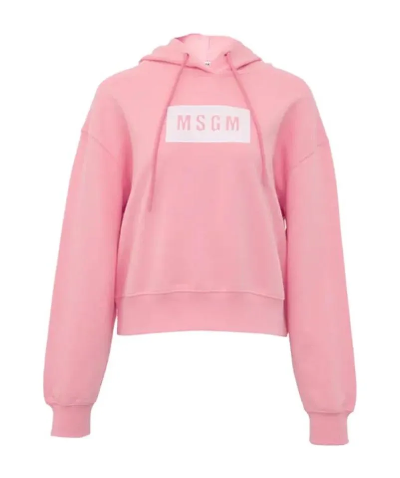 Logo Printed Hooded Sweater