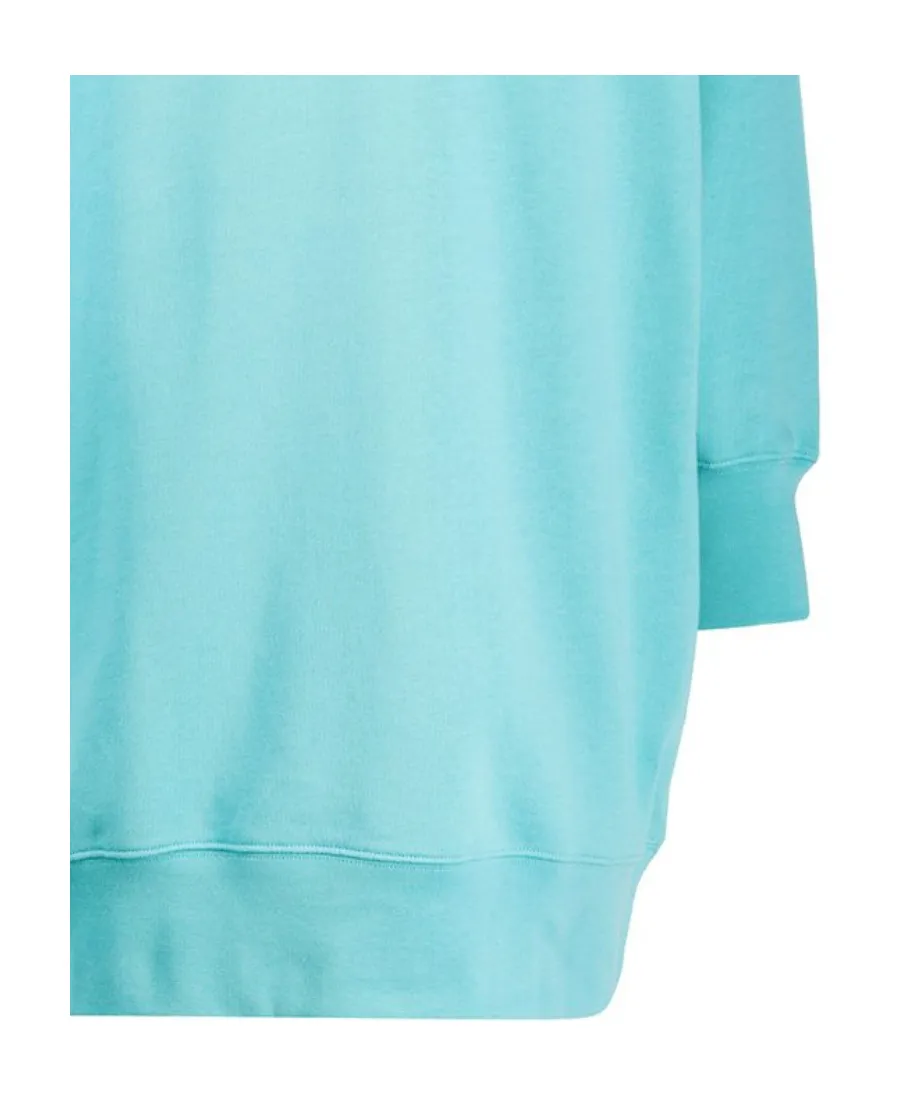 Logo Details Sweater-Style Dress