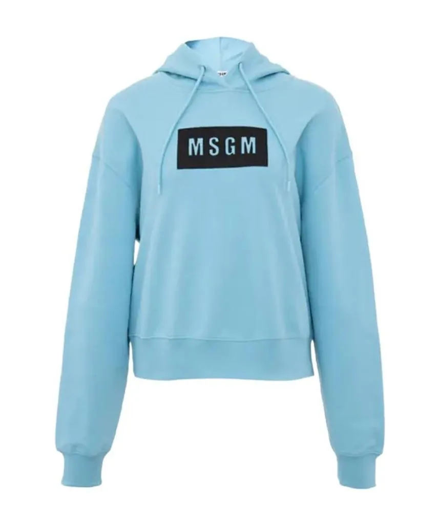 Logo Details Hooded Hoodie