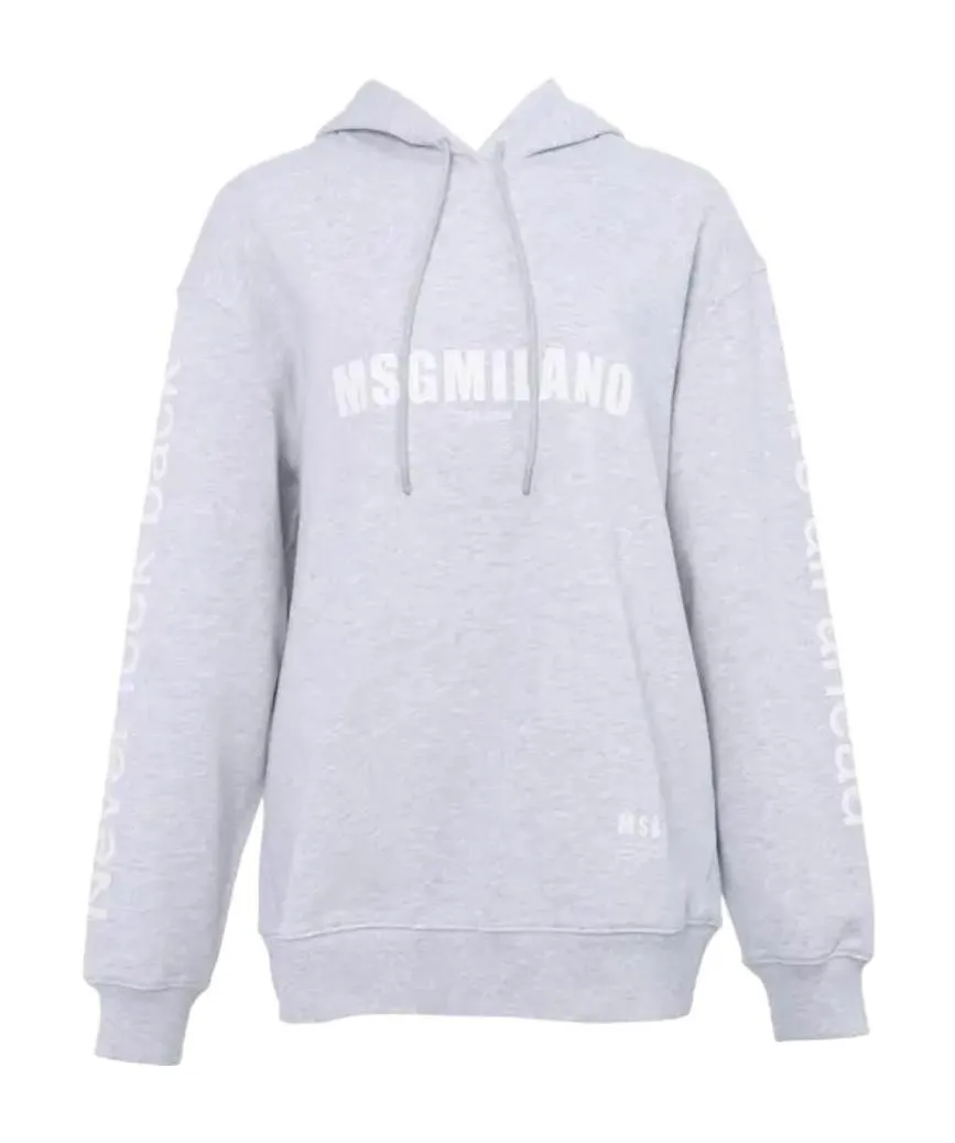Logo Details Hooded Hoodie