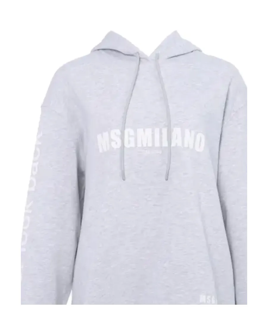 Logo Details Hooded Hoodie