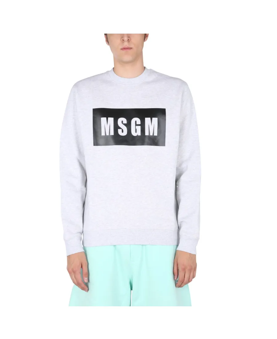 Logo Print Cotton Sweatshirt