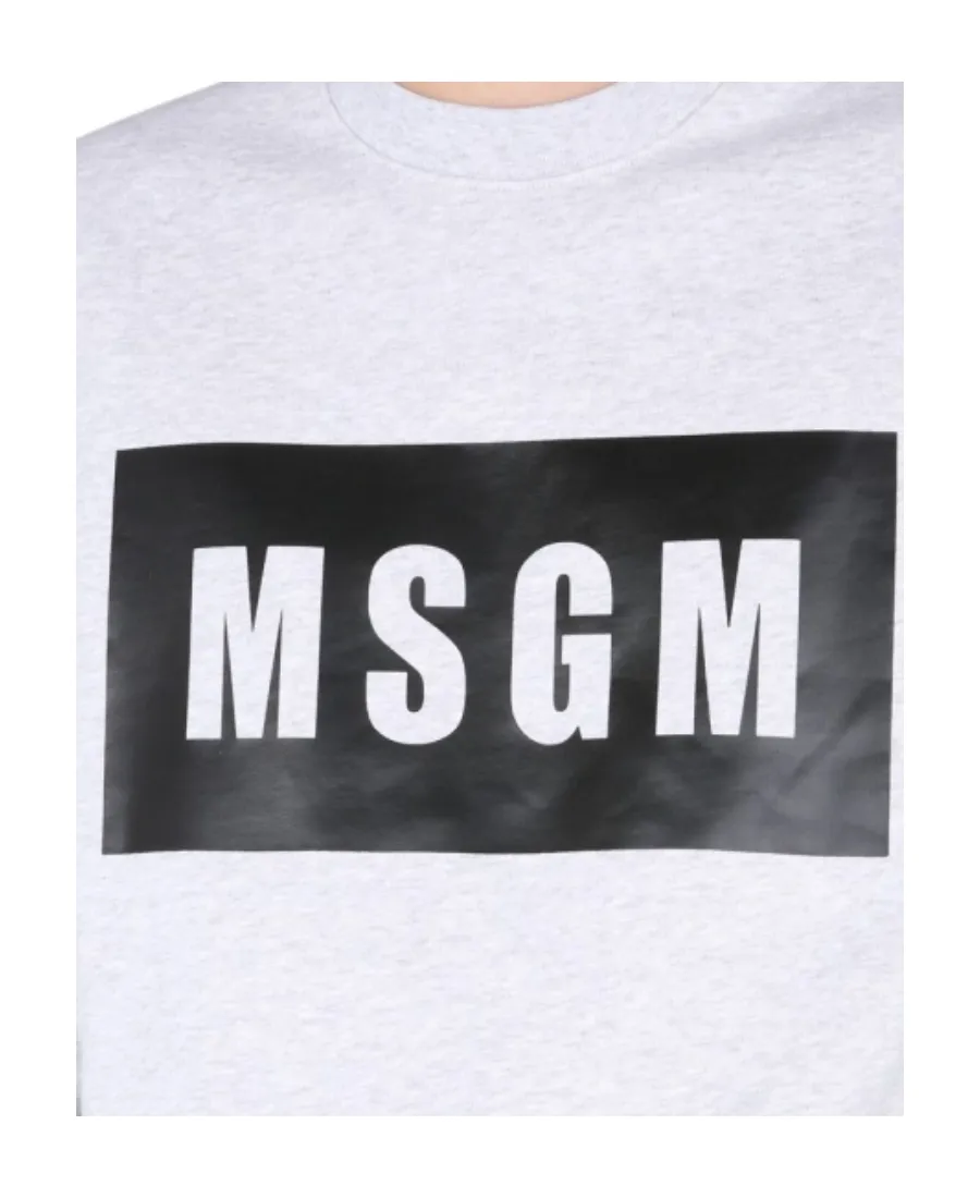 Logo Print Cotton Sweatshirt