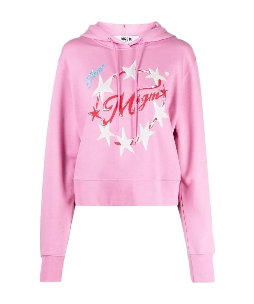 Logo Print Hoodie