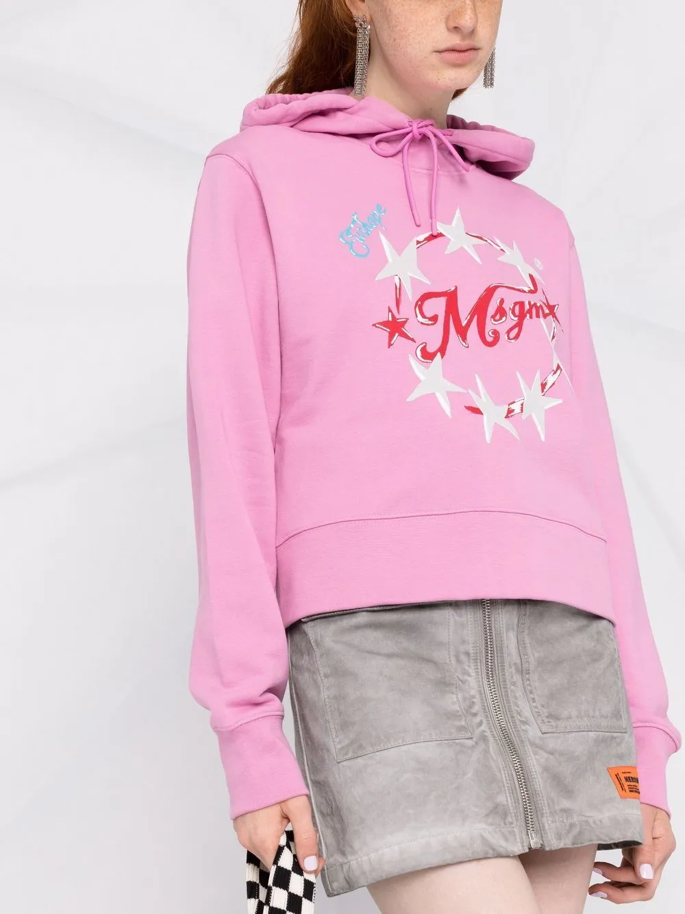 Logo Print Hoodie