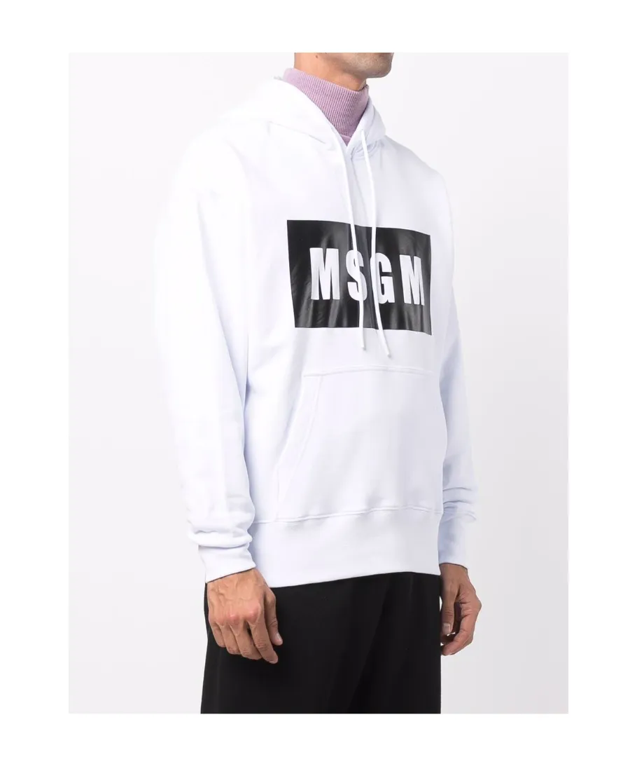 Logo-Print Cotton Hoodie