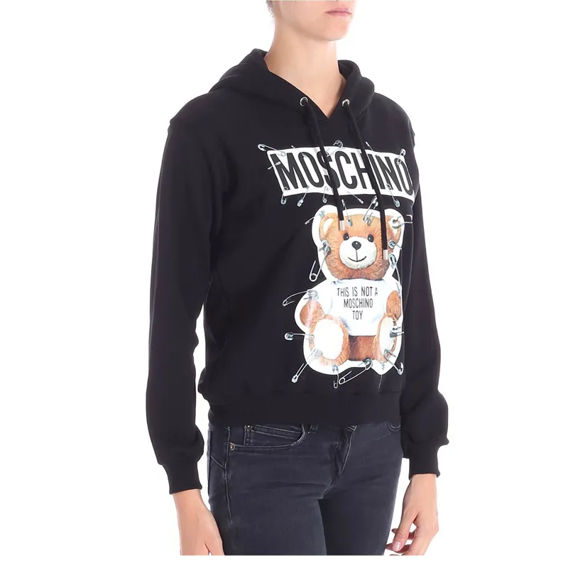 Teddy Bear Print Hoodie