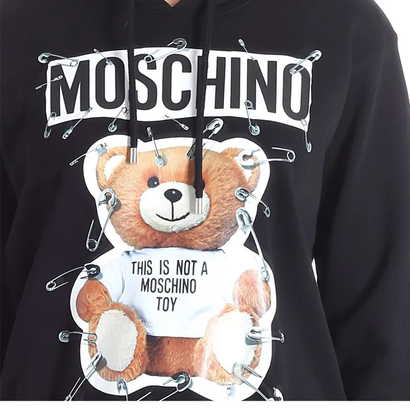 Teddy Bear Print Hoodie